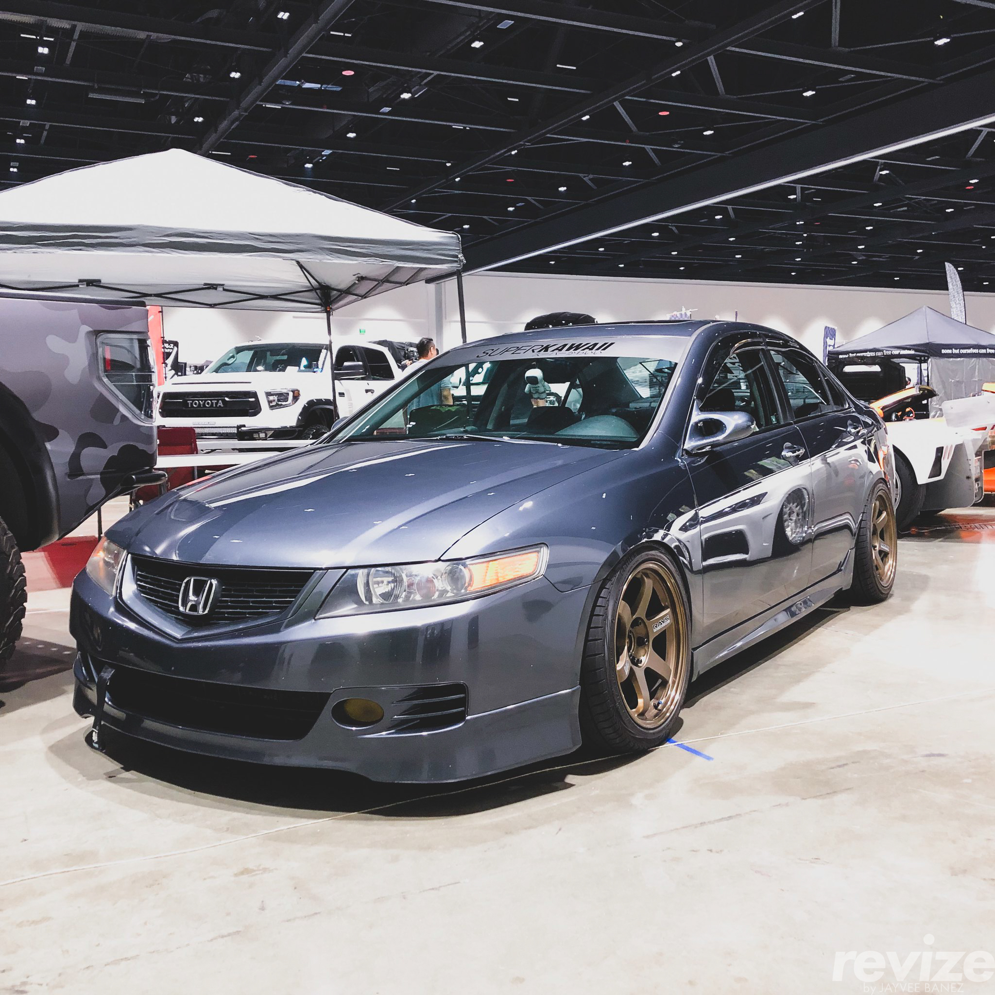 Acura TSX on Volk TE37 with Accord Euro R lip kit