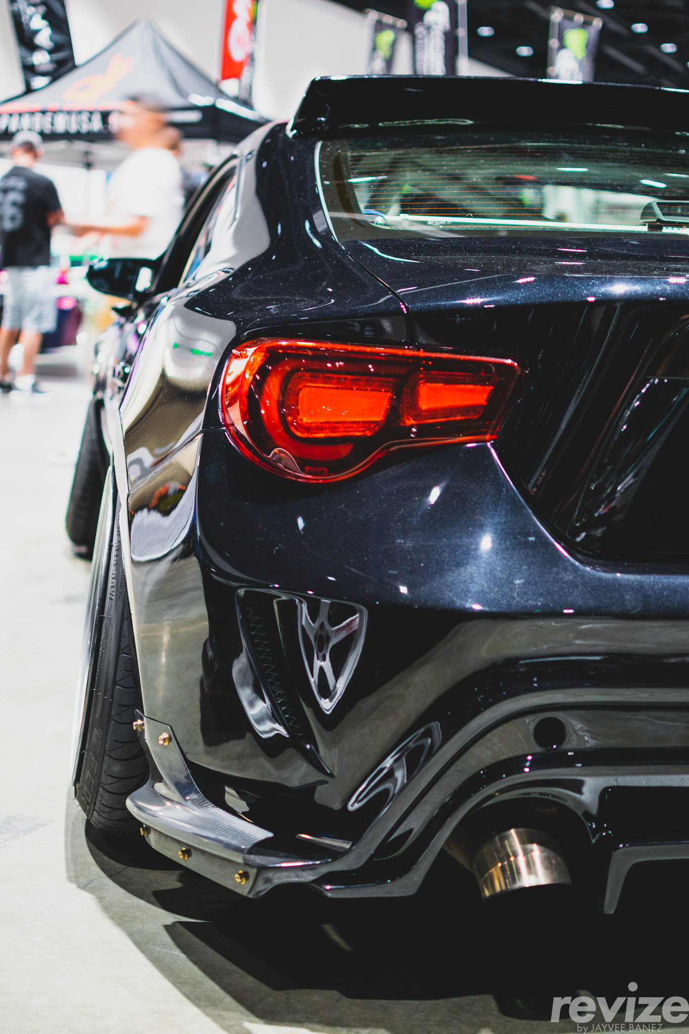 Rear end of Thomson Ho's Scion FRS