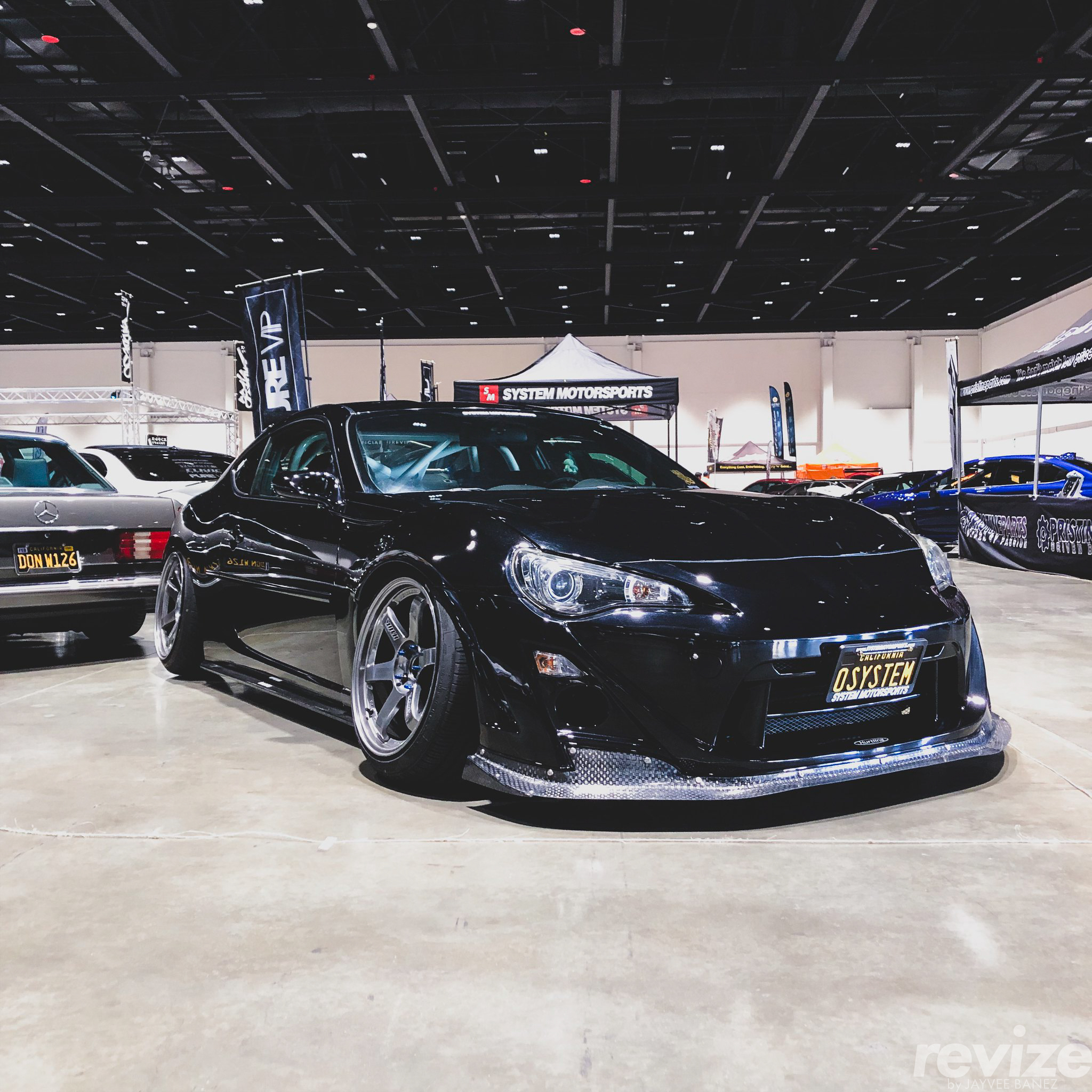 Thomson Ho's System Motorsports Scion FRS on Volk TE37 wheels