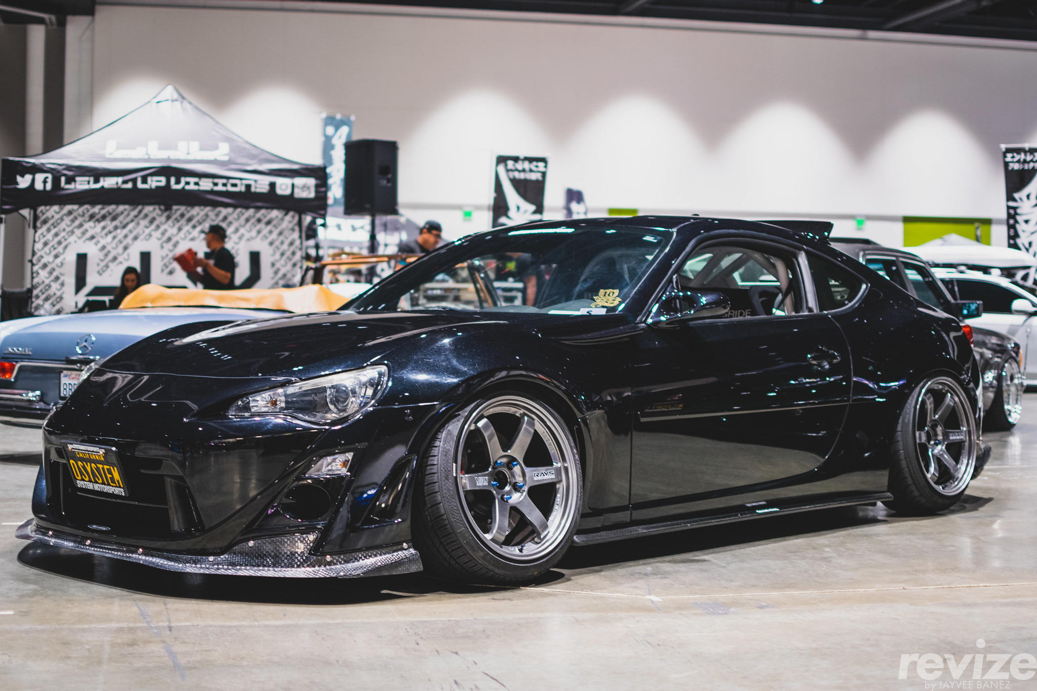 Thomson Ho's System Motorsports Scion FRS on Volk TE37 wheels
