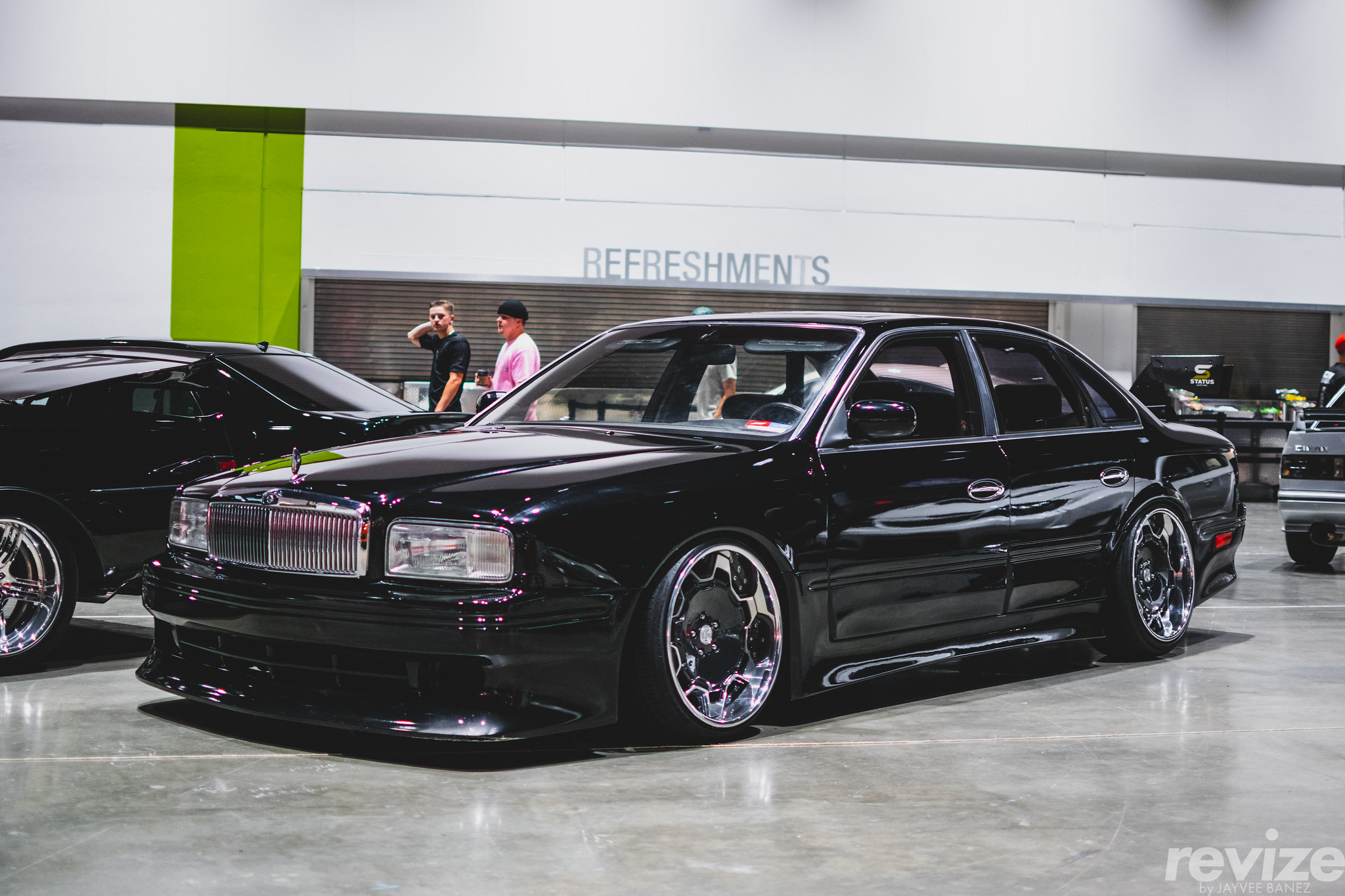 Infiniti Q45 with Nissan President front end